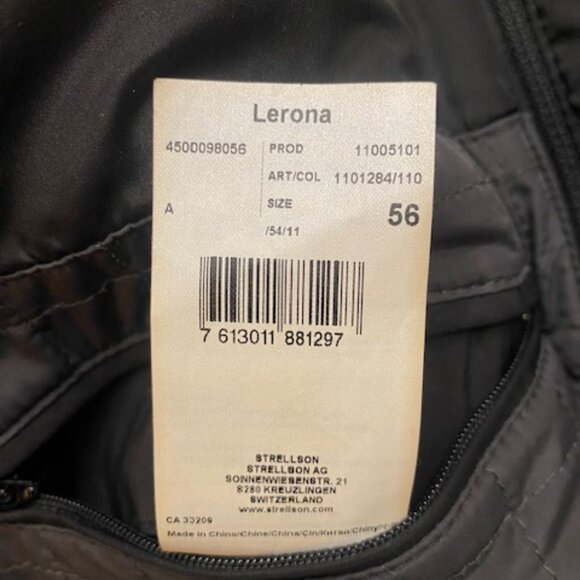 Strellson Mens Black lined Coat Jacket 46R XXL Switzerland concealed Hood - Picture 16 of 16